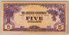 [Malaya 5 Dollars]