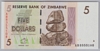 [Zimbabwe 5 Dollars]
