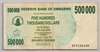 [Zimbabwe 500,000 Dollars]